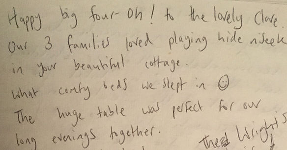 Birthday celebration at Lowood